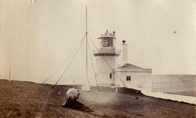 The Belle Tout Lighthouse early 1900s with lantern still in place The Belle Tout Lighthouse early 1900s with lantern still in place
