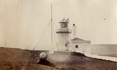 The Belle Tout Lighthouse early 1900s with lantern still in place