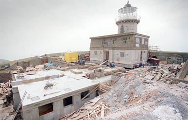 Moving the Belle Tout Lighthouse from the eroding cliff edge