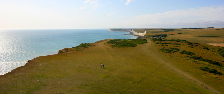 Looking West towards the Seven Sisters Looking West towards the Seven Sisters