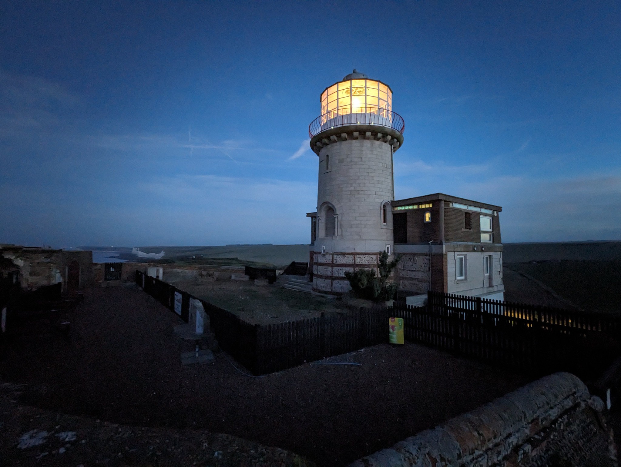 Belle Tout Lighthouse at Night