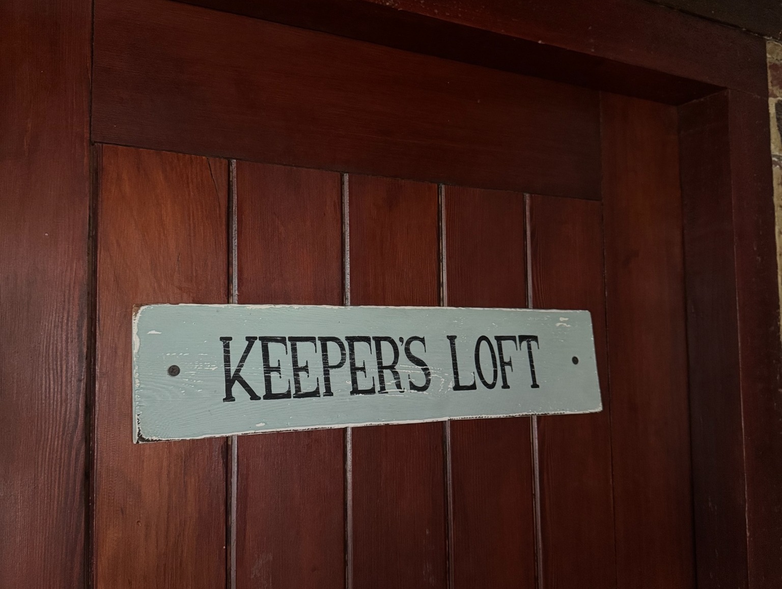 Belle Tout Lighthouse, unique bed and breakfast. Keeper's Loft, our most unusual bedroom