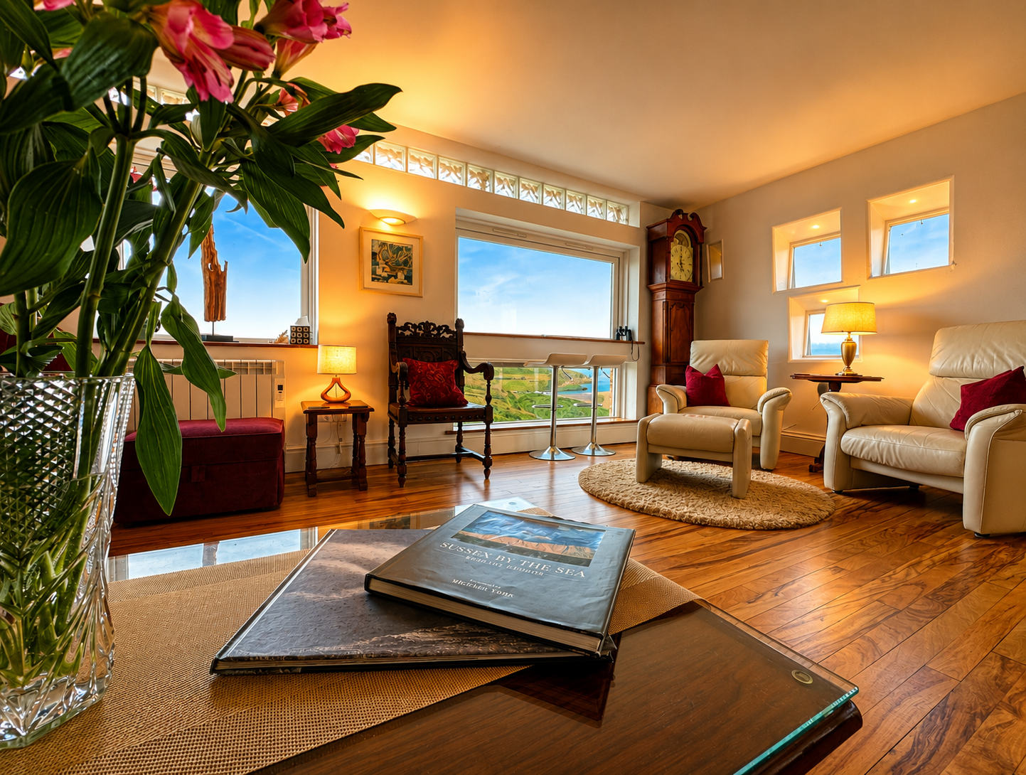 The Guest Lounge at Belle Tout Lighthouse
