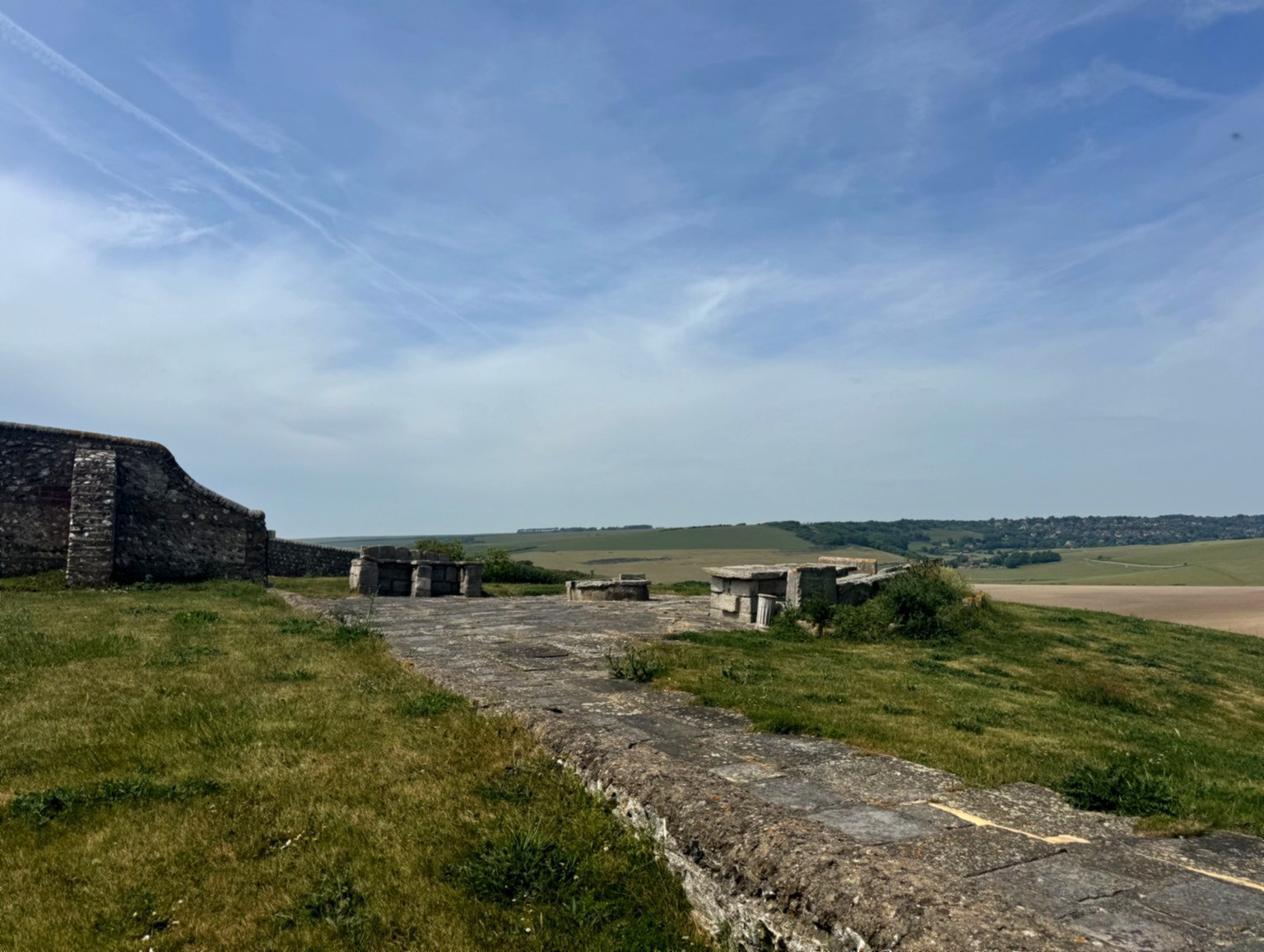 View to the West from Old England Bedroom (Towards the Seven Sisters)